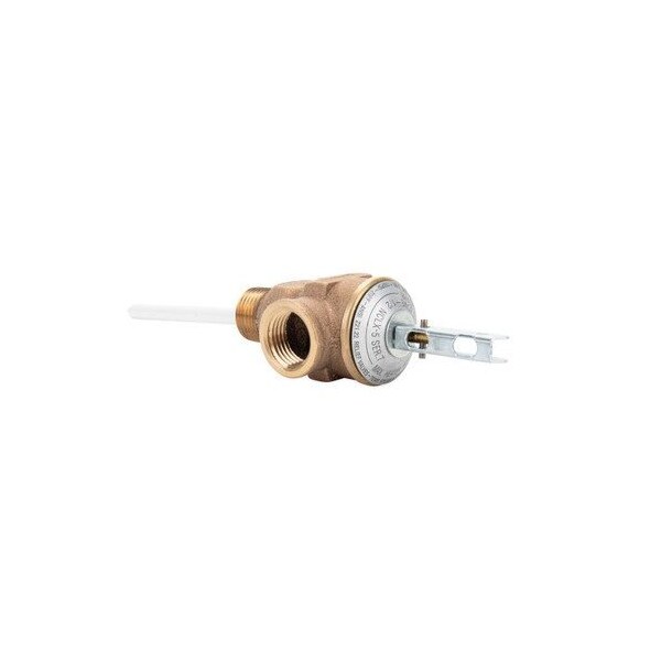 Camco T & P VALVE 1/2IN W/ 4IN PROBE COATED, 150PSI, BULK 10421 - main